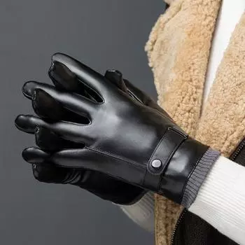 Accessories Outdoor Cycling Sport Gloves Korean Style Mittens Plus Plush Men Gloves