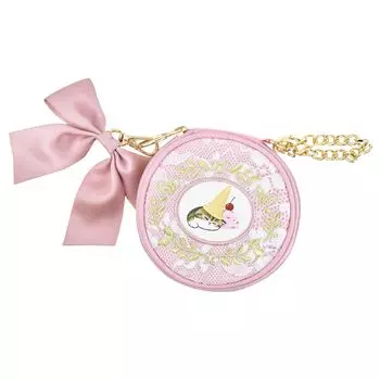 Accessory Pouch Earrings Necklace Holder Accessory Case for Commuting to Cute Character Goods mofusand0023 Pink [Mofusand] Women, School, Travel,