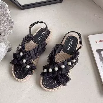 Accompanying~! Summer seaside sandals women wear non-slip, lightweight and breathable cool slippers in summer 35