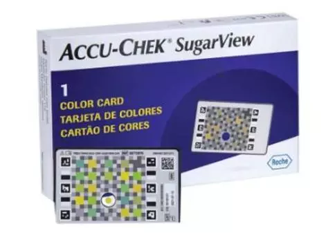 Accu Chek Sugar View 1 Цветовая карта