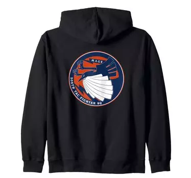 ACE COMBAT 7 009 Mage Squad Zip Hoodie чёрный