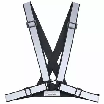 Ace Safety Reflective Taski Wide Reflective One Size Fits WS9024 Vest, Vest, Type, Black, Material, Most,