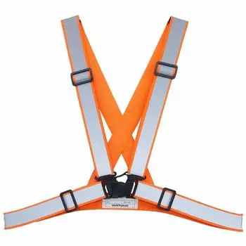 Ace Safety Vest светоотражающий жилет Tasuki Type оранжевый широкий светоотражающий материал один размер подходит большинству WS9020