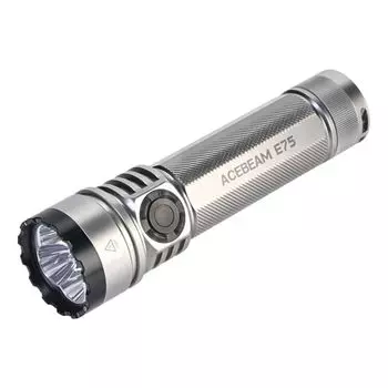 ACEBEAM E75 Яркий светодиодный фонарик 4500 люмен Высокая яркость Мощный перезаряжаемый IP68 Водонепроницаемый Маленький удобный фонарь Рабочий фонарь для кемпинга