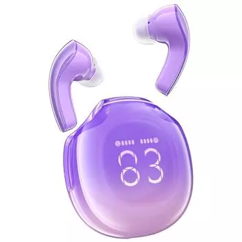 ACEFAST NEW T9 TWS Беспроводные наушники Bluetooth 5,3 Наушники Спортивные игровые гарнитуры AI шум вызова Наушники с басами для iphone 15 14 чёрный