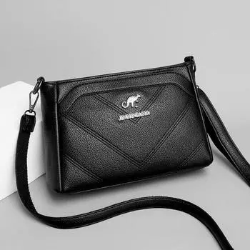 ACELUREДизайнерская сумкаженские сумкиlv сумкичерная сумка женскаяручные сумки с карманом для кошелька женская сумка-мессенджер большая сумка-тоут Bols