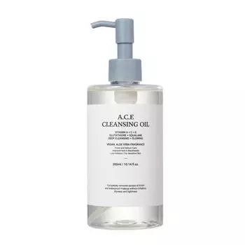 Aceno ACI Cleansing Oil 300ml Vitamin Aloe Glutathione Sebum Blackhead Removal, 1 unit