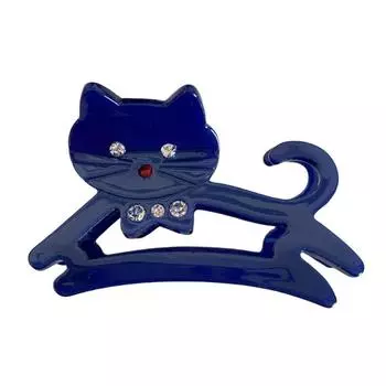 Ацетат уксусной кислоты, животное, кошачья шерсть, коготь, мультяшная заколка в виде акулы, креативная заколка для волос со стразами, ежедневная