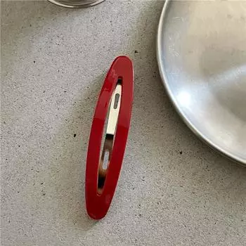 Acetate Hair Clips Bobby Pins Simple Sweet Oval Geometric Side Pins Hairpin Women Hair Accessories