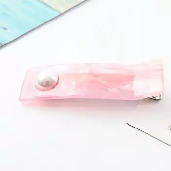 Acetate Hair Clips With Artificial Pearls Headwear Holiday Style Barrettes for Girls and Women Alligators Hair Accessories