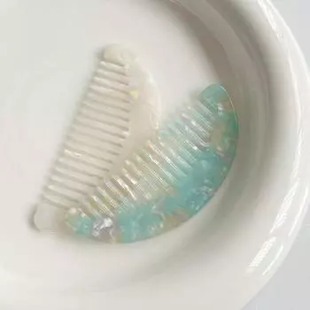 Ацетатные расчески для волос, антистатические массажные щетки для волос, парикмахерские цветные инструменты для укладки волос, дорожные аксессуары