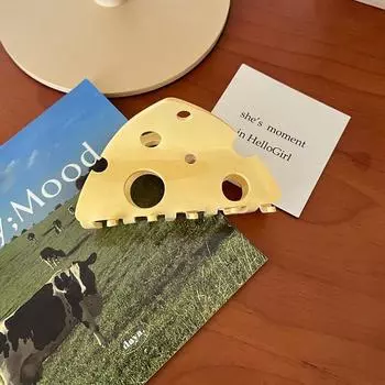 Acetic Acid Cheese Acetate Hair Claw Hollow Shark Clip Cute Hair Clip Party