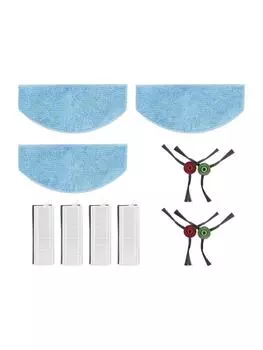 Achieve Superior Cleaning Results with Replacement Side Brush Filter and Mop Pad for Laresar Evol 3 Robot Vacuum Cleaner