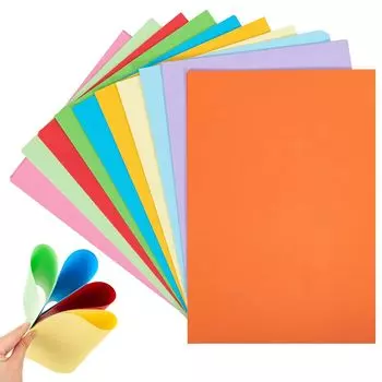 Acidea Copy Color Thickest 10 50 цветная бумага для цветного высококачественного цветного чертежа Бумага, картон, A4, отверстие, толщина 0,32 мм, цвета,