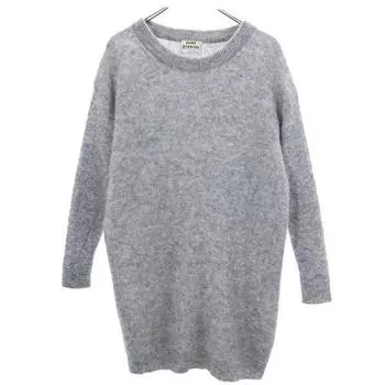 ACNE STUDIOS wool blend Long sleeve knit one piece XXS Gray sweater Women Used