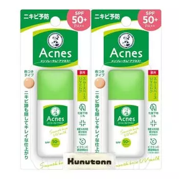Acnes Acnes UV SPF50+PA++ 30 г ментол дамму профилактика акне лечебный тон