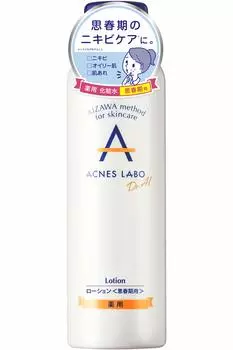 Acnes Labo Лечебный лосьон 150 мл для подростков Уход за прыщами Гипоаллергенный лосьон для лечения прыщей [квази-лекарство] Без добавок
