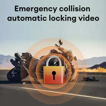 ACODO 1080P Водонепроницаемая камера для мотоцикла DVR Видеорегистратор для мотоцикла 3-дюймовая передняя и задняя камера Видеорегистратор Черный ночной бокс