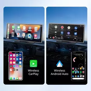 ACODO 11,26-дюймовый CarPlay Android Auto Car Radio Мультимедиа Видеоплеер Портативный смарт-сенсорный экран с задним видом для универсального использования