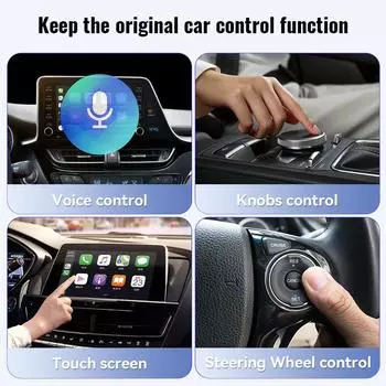 Acodo беспроводной Android Auto Carplay адаптер 2 в 1 AI Box Car проводной к беспроводной USB-ключ для Kia Hyundai Toyota Honda
