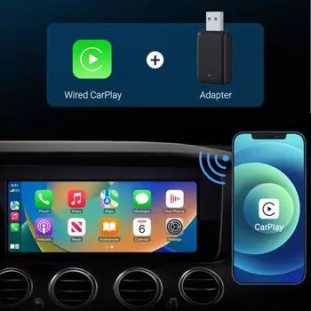 Acodo Smart Box беспроводной Carplay и Android Auto 2in1 адаптер с USB Plug and Play быстрое автоматическое подключение WIFI универсальный