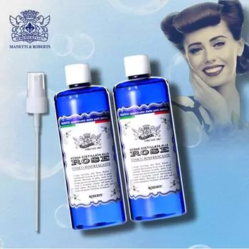 ACQUA ROSE Roberts Rose Water Toner 5-piece set, 400ml, 2 pieces