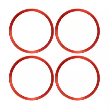 ACROPIX Колпак ступицы колесного диска для Mazda 3 CX-30 Красный 4 шт.