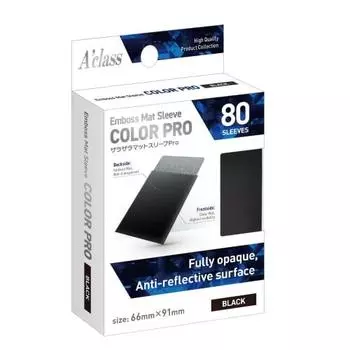 Acrus Rough Matte Sleeve Pro Black Размер корпуса 66 x 91 мм