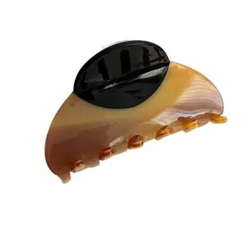 Acrylic Acetic Acid Shark Clip Gradient Retro Hair Carb Clip Half-circle Hair Claw Headwear