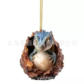 Acrylic Adorable Dinosaur Egg Car Accessory For Eyecatching Home And Decoration Holiday 1