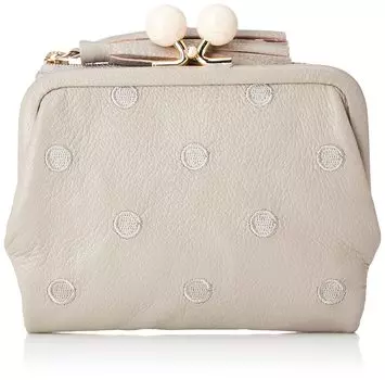 Acrylic ball bifold wallet wallet ladies genuine leather GYDOT [Pelke] 08-06-03160