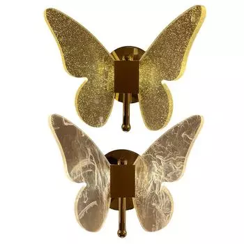 - Акриловый светодиодный настенный светильник-бабочка с регулируемой яркостью, потолочный светильник A