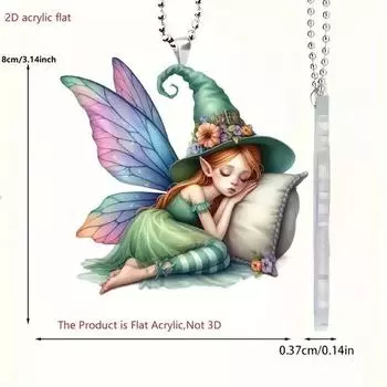 Acrylic Car Eyecatching Hanger Fun Cartoon Design Ideal For Home And Auto Decor