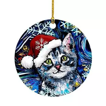 Acrylic Delightful Christmas Pet Hat Hanging Ornament For Vehicle And Decoration Home R1