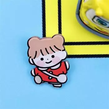 Acrylic Dog Pin Badge Bear Bear Bunny Lapel Pins Cartoons Dog Pin Cartoons Bunny Brooches Women A
