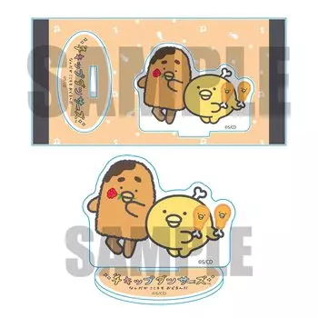 Acrylic figure Chiquip Chicken Kushikatsu Dancers/Hone &