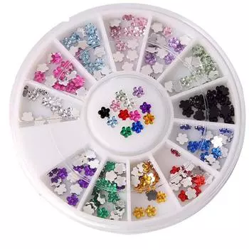 Acrylic Gems Stones Nail Jewelry Set Nail Charms Nail Decoration Crystal Nail Rhinestone M