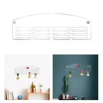 Acrylic Medal Hanger Showcase Wall Mounted Medal Holder Medal Rack Display Rack Sports Awards Holder Home Decorations чистый