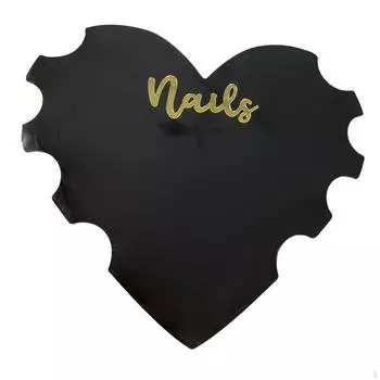 Acrylic Nail Photo Prop Display Card Versatile Professional Fashion Nails Technician Picture black