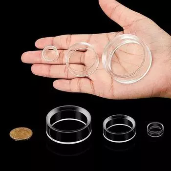 Acrylic Small Collectibles Glass Stone Display Stand Supporting Base Sphere Holder Mineral Easel S