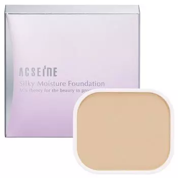 ACSEINE Silky Moisture Foundation N N10 [Refill] (Powder Foundation) (Bright Natural)