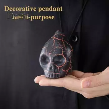 Ацтекский свисток смерти, громкий человеческий звук, кричащий свисток смерти до 125+ децибел, свисток в виде черепа для костюмов на Хэллоуин, подарок J