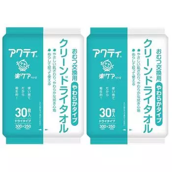 Acti Clean Dry Taor Yawaraka Type 30 шт. x 2 комплекта