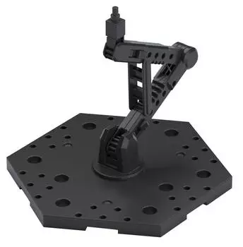 Action base 5 black plastic model