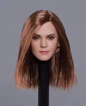 Детали фигурки Красивая западная женщина с длинными каштановыми волосами Голова и тело не [TOYBARJAPAN] 1/6 (Одежда включена)