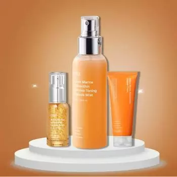 Active Marine Astaxanthin Mist120ml Serum30ml Cream50g Set