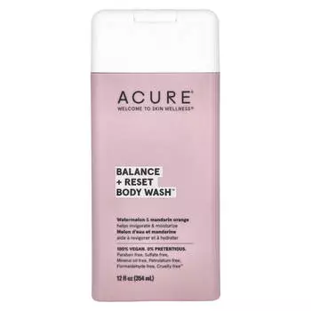 ACURE, Body Wash, Balance + Reset, Watermelon & Mandarin Orange, 12 fl oz (354 ml)