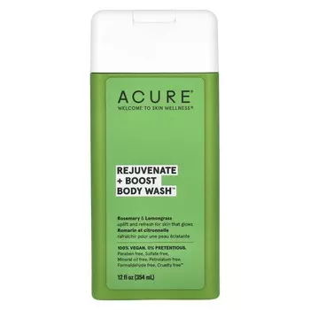 ACURE, Body Wash, Rejuvenate + Boost, Rosemary and Lemongrass, 12 fl oz (354 ml)