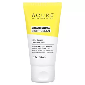 ACURE, Осветляющий ночной крем, 50 мл (1,7 жидких унций)