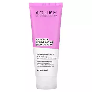 ACURE, Радикально омолаживающий скраб для лица, 4 жидких унции (118 мл)